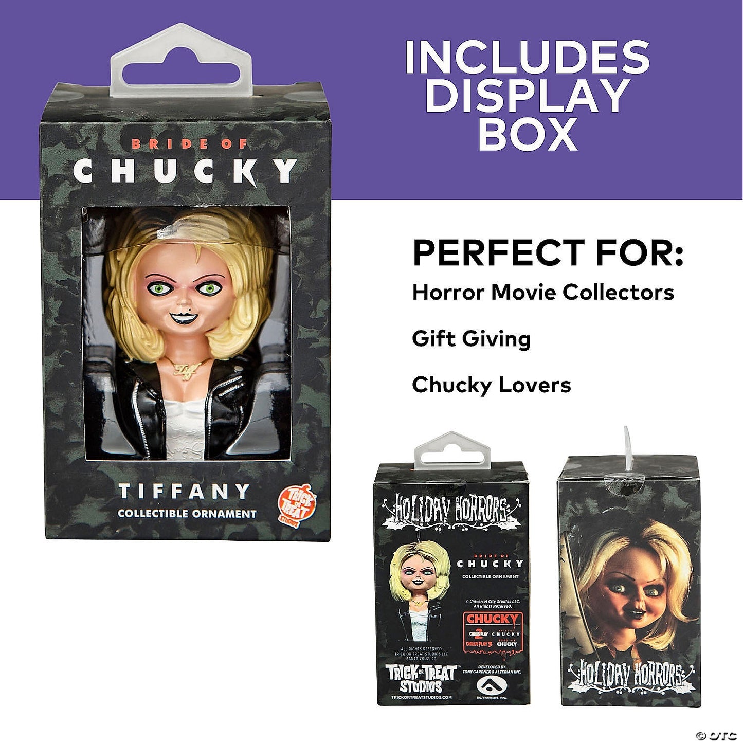 3" Child’s Play: Bride of Chucky™ Tiffany Bust Resin Collectible Ornament (Pre-Order)