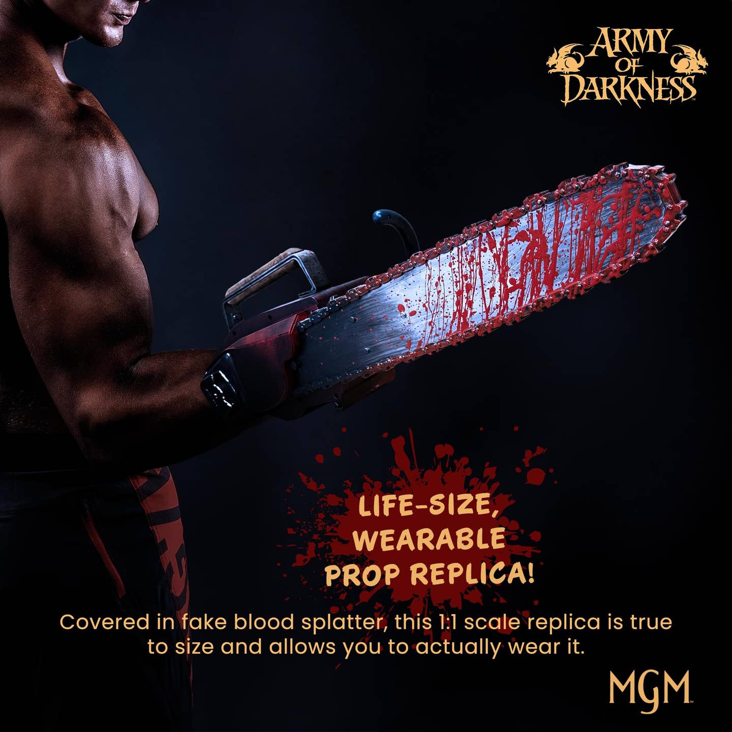 Army of Darkness 1:1 Ash's Chainsaw Prop Replica - City Morgue Toys & Collectibles