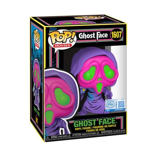 Scream Ghost Face Black Light Funko Pop! Vinyl Figure #1607 - Entertainment Earth Exclusive (PRE-ORDER)