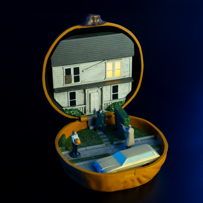 Halloween (1978) - Myers House Pumpkin Micro Maniacs Playset (Pre-order) - City Morgue Toys & Collectibles