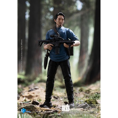 The Walking Dead Glenn Exquisite Mini Series 1:18 Scale Action Figure (PRE-ORDER) - City Morgue Toys & Collectibles