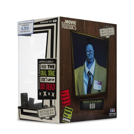 Movie Maniacs Beetlejuice Beetlejuice Wave 2 Bob the Shrinker Bob 6-Inch Posed Figure