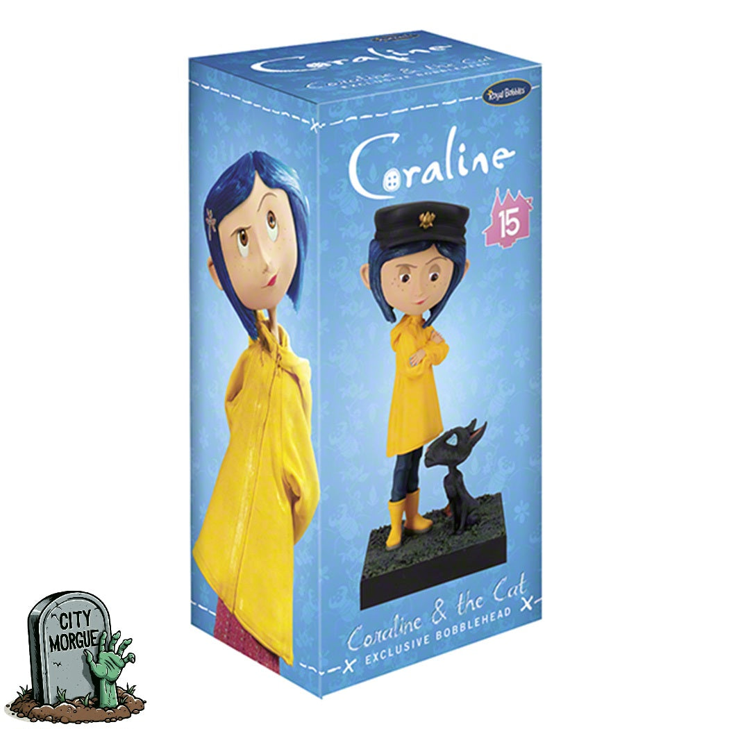 Royal Bobbles Coraline and the Cat Bobblehead