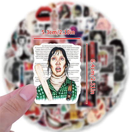 Horror Sticker Pack – 30 Random Hand-Picked Horror Stickers (No Duplicates) - City Morgue Toys & Collectibles