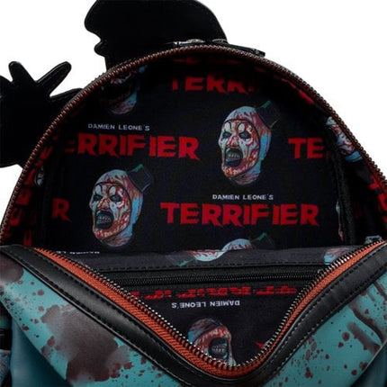 Terrifier Art the Clown Blood Splatter Glow-in-the-Dark Mini-Backpack - Entertainment Earth Exclusive (Pre-Order) - City Morgue Toys & Collectibles