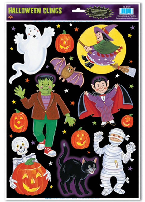 Halloween Character Clings - City Morgue Toys & Collectibles