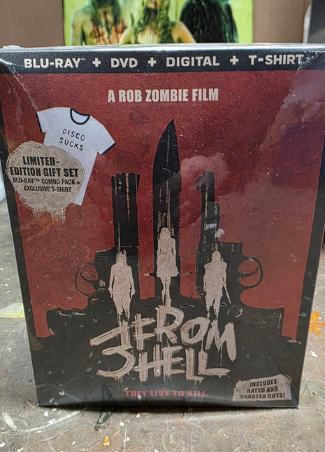 3 From Hell BLU-RAY + T-SHIRT Limited Edition Gift Set *New/Sealed* Walmart Exclusive - City Morgue Toys & Collectibles