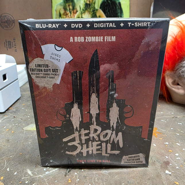 3 From Hell BLU-RAY + T-SHIRT Limited Edition Gift Set *New/Sealed* Walmart Exclusive - City Morgue Toys & Collectibles