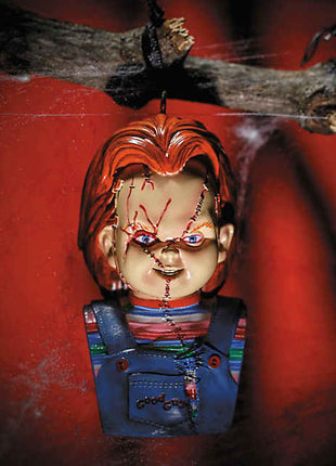 3" Child’s Play: Seed of Chucky™ Chucky Bust Resin Collectible Ornament - City Morgue Toys & Collectibles