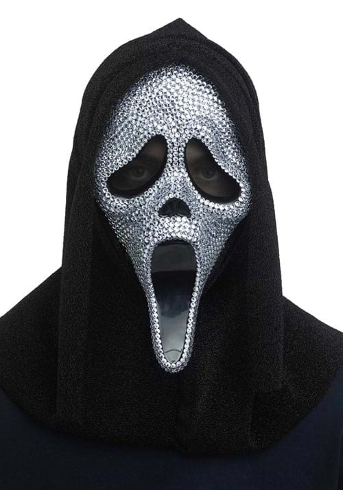 Adults Ghost Face® Bling Mask with Crystal Stones