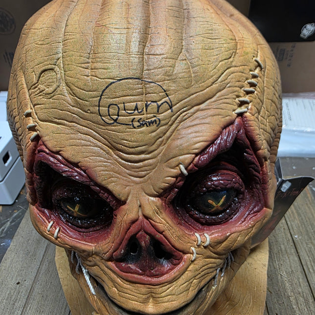 Quinn Lord AUTOGRAPHED Sam Mask (Trick R Treat) BECKETT COA - City Morgue Toys & Collectibles