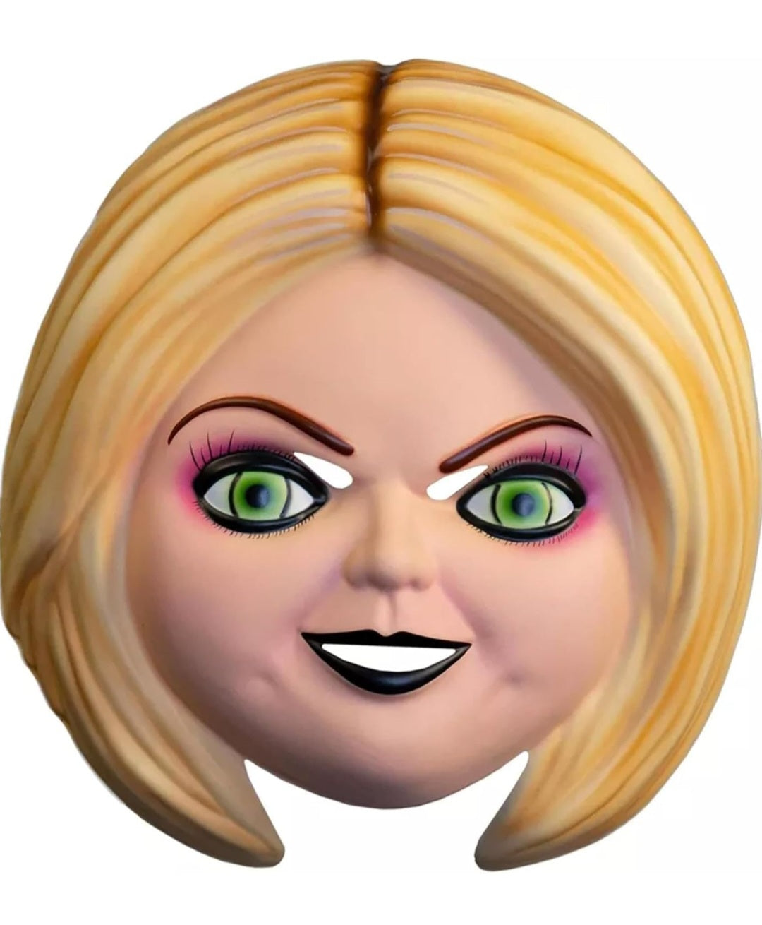 Adults Kids Play™ Tiffany Valentine Vacuform Plastic Mask - One Size - City Morgue Toys & Collectibles