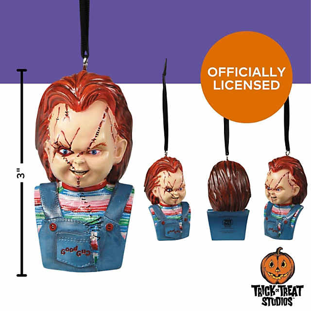 3" Child’s Play: Seed of Chucky™ Chucky Bust Resin Collectible Ornament (Pre-Order)