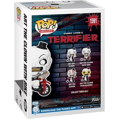 Terrifier Art the Clown with Bike Funko Pop! Vinyl Figure #1591 - City Morgue Toys & Collectibles