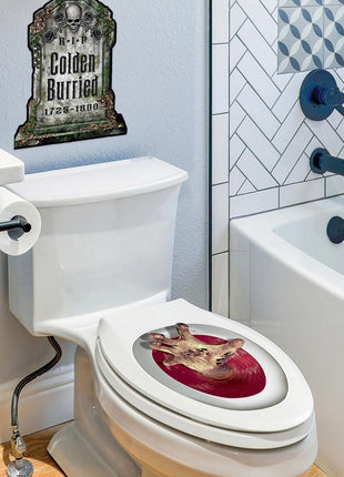 Zombie Hand Toilet Topper Peel N Place - City Morgue Toys & Collectibles