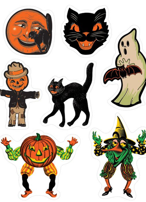 Vintage Halloween Clings - City Morgue Toys & Collectibles