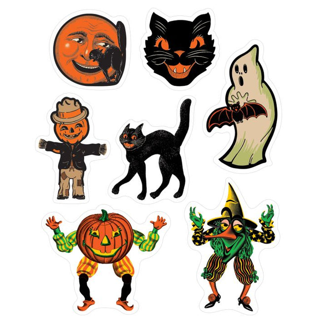 Vintage Halloween Clings - City Morgue Toys & Collectibles