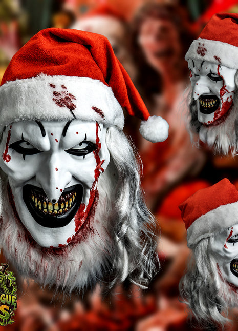 Terrifier 3 - Santa Art the Clown Deluxe Injection Mask (PRE-ORDER) - City Morgue Toys & Collectibles