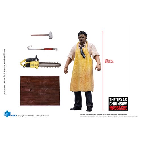 Texas Chainsaw Massacre 1974 Leatherface Mask Standard Ver. Exquisite Mini 1:18 Scale Action Figure