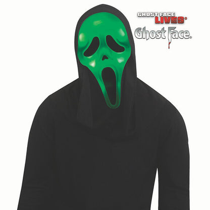 Fun World Adults Ghost Face® Color Changing Full Mask with Hood - City Morgue Toys & Collectibles