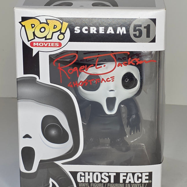 AUTOGRAPHED Scream Ghostface Funko Pop Signed by Roger L. Jackson - City Morgue Toys & Collectibles