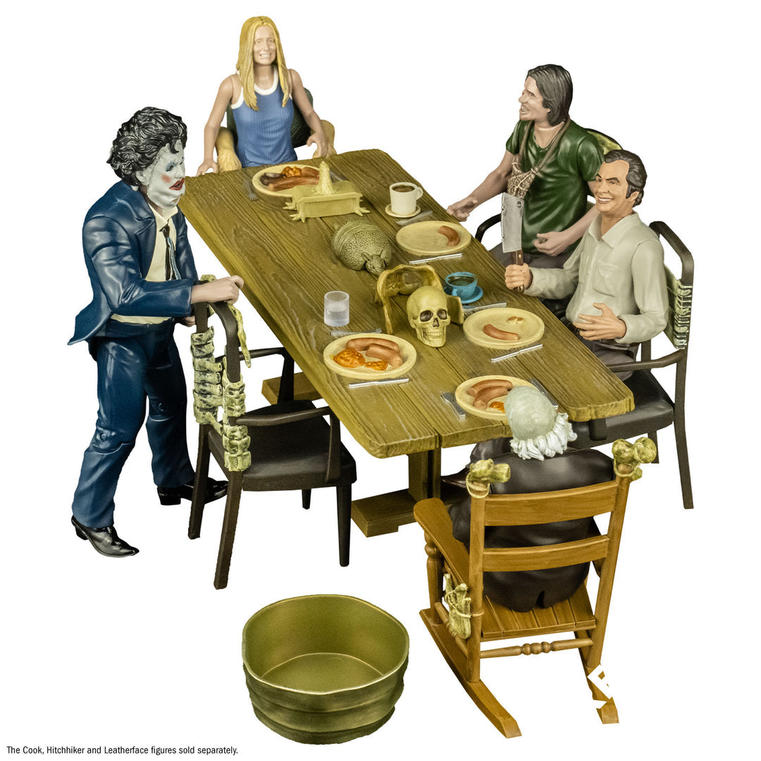 The Texas Chainsaw Massacre (1974) - Dinner Scene Playset (Pre-Order)
