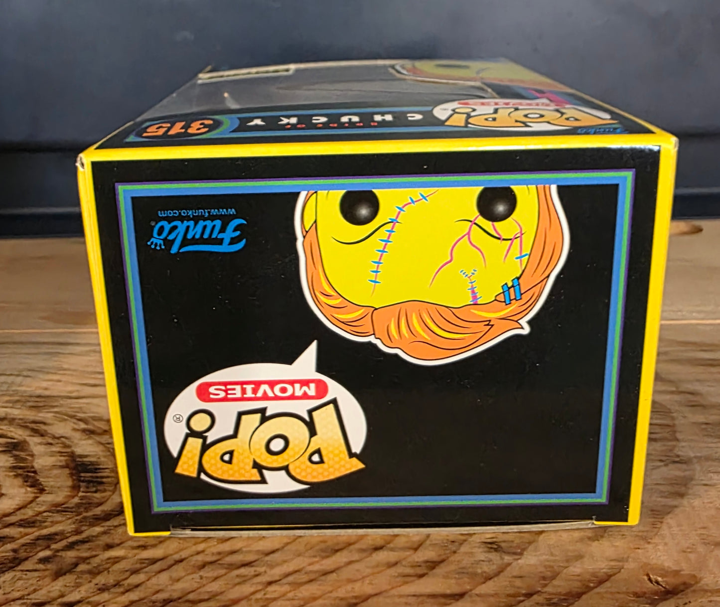 Child's Play Chucky Black Light Funko Pop! Vinyl Figure - Entertainment Earth Exclusive