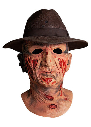 A Nightmare on Elm Street - Deluxe Freddy Krueger Mask with Fedora Hat