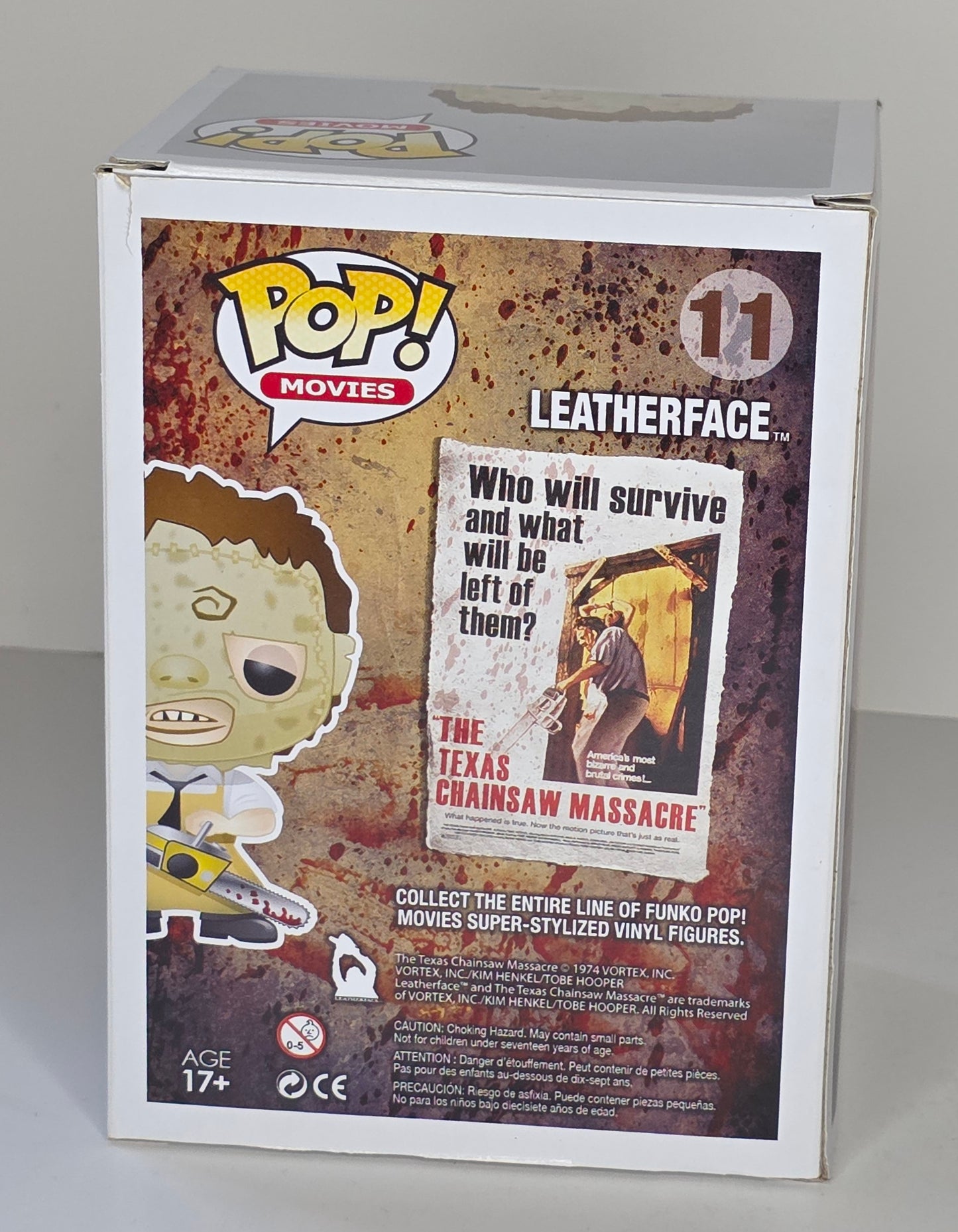 AUTOGRAPHED Leatherface Funko Pop Signed by Mark Burnham