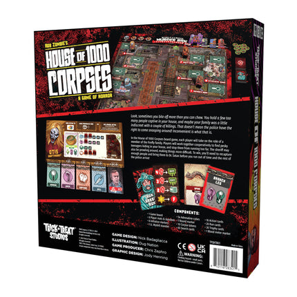 House of 1000 Corpses Board Game - City Morgue Toys & Collectibles