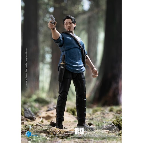 The Walking Dead Glenn Exquisite Mini Series 1:18 Scale Action Figure (PRE-ORDER) - City Morgue Toys & Collectibles