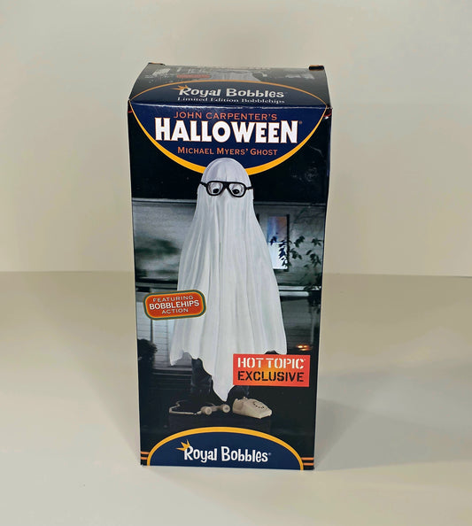 Royal Bobbles Michael Myers as Ghost Bobblehead (New in box)