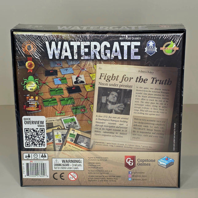 Watergate Board Game (New in Box) - City Morgue Toys & Collectibles