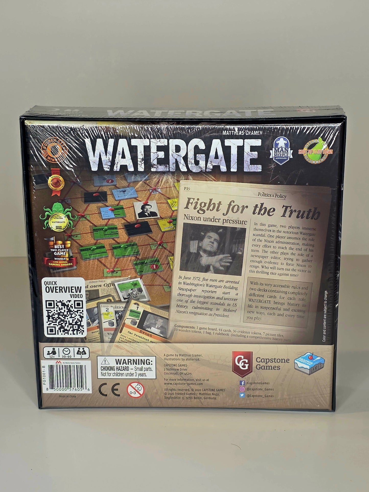 Watergate Board Game (New in Box)