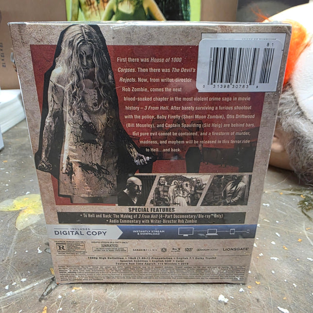 3 From Hell BLU-RAY + T-SHIRT Limited Edition Gift Set *New/Sealed* Walmart Exclusive - City Morgue Toys & Collectibles