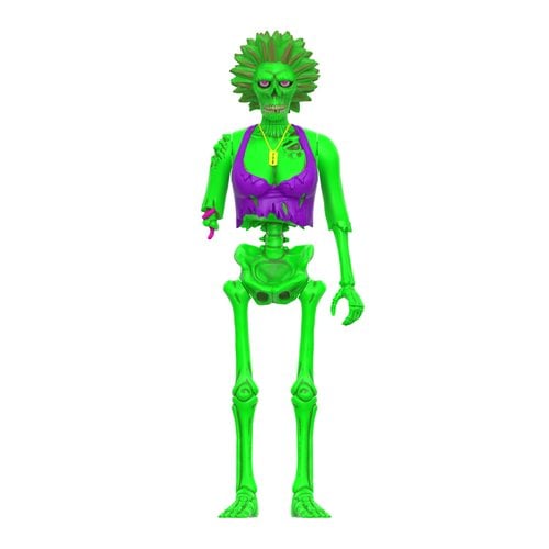 Return of the Living Dead Female Poster Zombie (Blacklight) 3 3/4-Inch ReAction Figure - Exclusive
