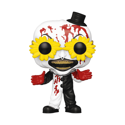 CHASE! Terrifier Art the Clown with Glasses #1593 Funko Shop Exclusive Pop! w/ Soft Shell Protector - City Morgue Toys & Collectibles