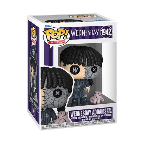 Wednesday Addams with Thing Patchwork Funko Pop! Vinyl Figure and Buddy #1942
