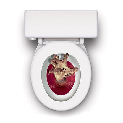 Zombie Hand Toilet Topper Peel N Place - City Morgue Toys & Collectibles