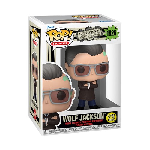 Funko Pop! Movies: Beetlejuice Beetlejuice - Wolf Jackson - Glow in The Dark - Beetlejuice 2 - Collectable Vinyl Figure