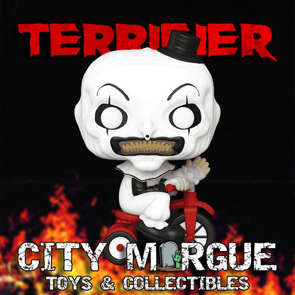 Terrifier Art the Clown with Bike Funko Pop! Vinyl Figure #1591 - City Morgue Toys & Collectibles