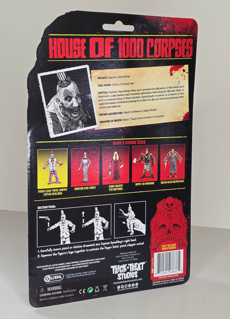 Captain Spaulding House of 1000 Corpses Action Figure by Trick or Treat Studios - City Morgue Toys & Collectibles