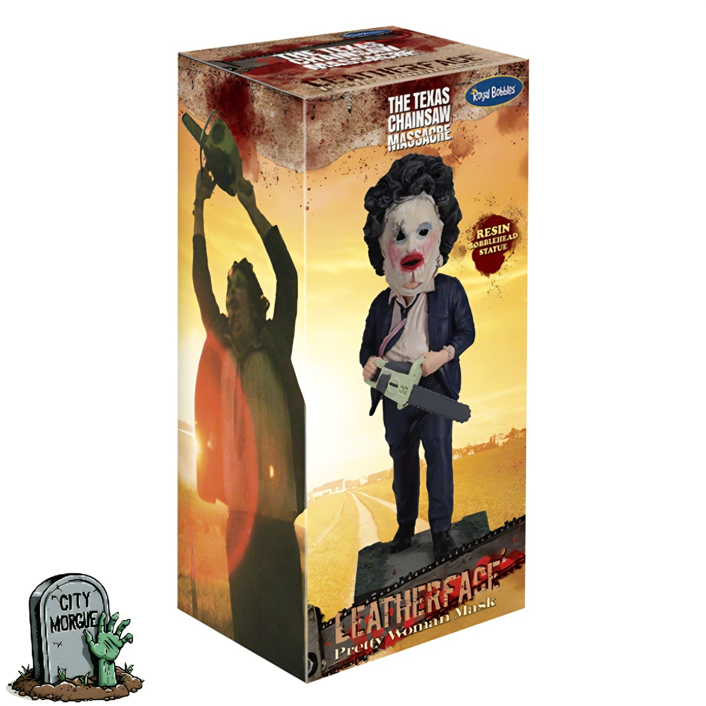 Royal Bobbles Leatherface Pretty Woman Mask Bobblehead