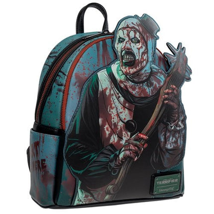 Terrifier Art the Clown Blood Splatter Glow-in-the-Dark Mini-Backpack - Entertainment Earth Exclusive (Pre-Order) - City Morgue Toys & Collectibles